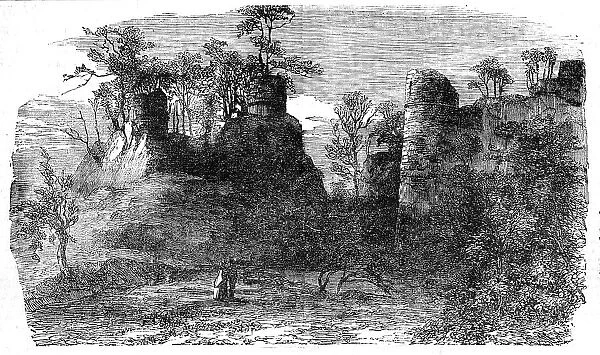 'The Red Castle', at Hawkstone Park, 1854. Creator: Unknown. 'The Red Castle', at Hawkstone Park, 1854. Creator: Unknown