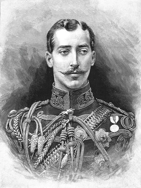 'The Royal Betrothal - HRH Prince Albert Victor of Wales, 1891. Creator: Unknown