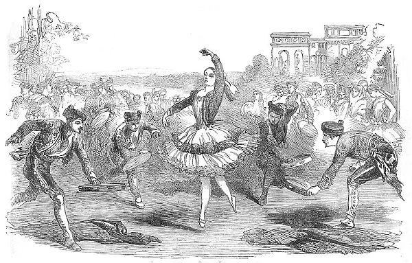 'The Spanish Dancers', at the Haymarket Theatre, 1854. Creator: Unknown. 'The Spanish Dancers', at the Haymarket Theatre, 1854. Creator: Unknown