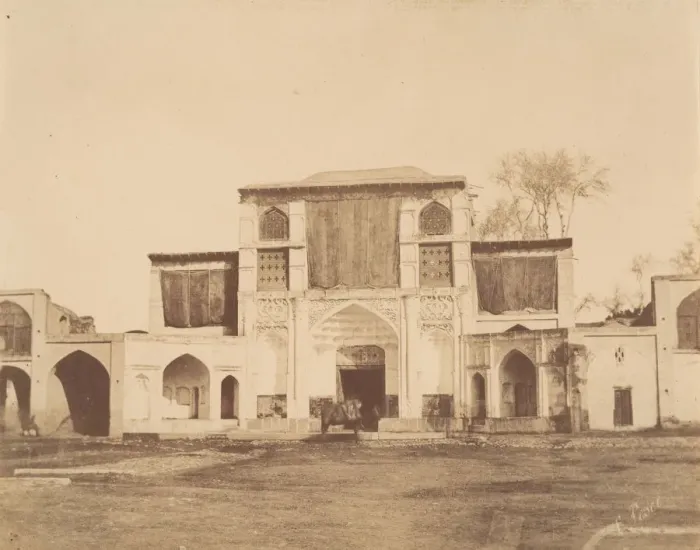 Framed Print : [The Sublime Porte, Teheran, Iran], 1840s-60s. Creator: Luigi Pesce