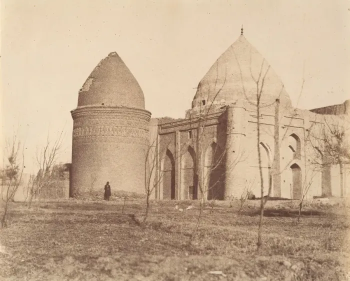 Framed Print : [The Tower of Chihil Dukhtaran, Mausoleum of 40 daughters, 1056. ], 1840s-60s