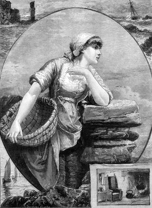 Framed Print : 'The Turn of the Tide' by Davidson Knowles, 1881. Creator: Unknown Framed Print : 'The Turn of the Tide' by Davidson Knowles, 1881. Creator: Unknown