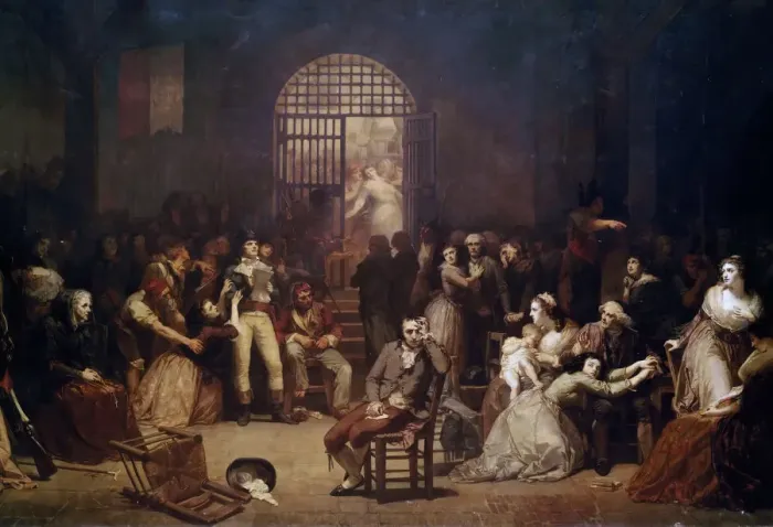 Framed Print : The Call for the Last Victims of the Terror, 7-9 Thermidor, Year 2 (25-27 July 1794). Artist: Muller (Muller), Charles Louis Lucien (1815-1892) Framed Print : The Call for the Last Victims of the Terror, 7-9 Thermidor, Year 2 (25-27 July 1794). Artist: Muller (Muller), Charles Louis Lucien (1815-1892)