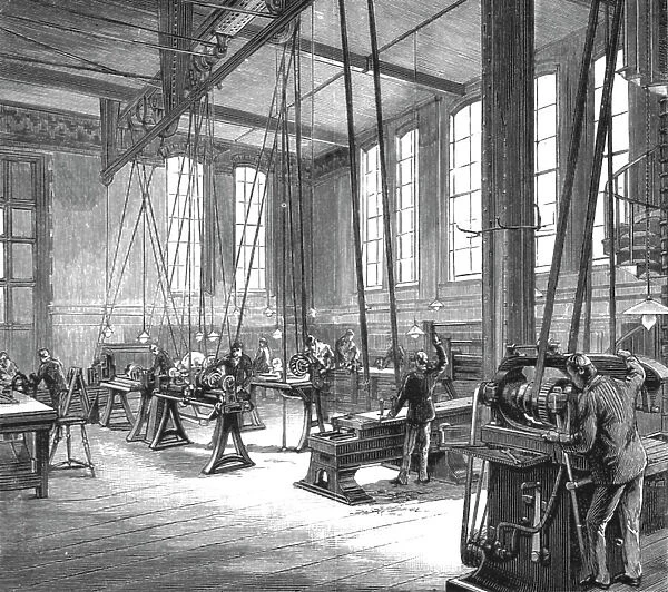 'The Walker Engineering Laboratories at Liverpool; The Main Laboratory (Looking North-east), 1890. Creator: Unknown