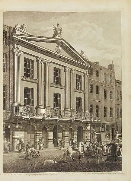 Theater Royal Drury Lane, London, 1773-1778. Creator: Adam, James (1732-1794)