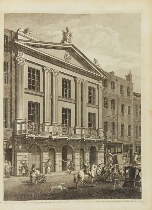 Framed Print : Theater Royal Drury Lane, London, 1773-1778. Creator: Adam, James (1732-1794) Framed Print : Theater Royal Drury Lane, London, 1773-1778. Creator: Adam, James (1732-1794)