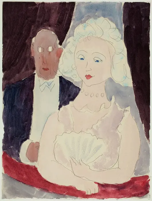 Framed Print : At the theatre, c1940s. Creator: Harry Christian Sibelius Framed Print : At the theatre, c1940s. Creator: Harry Christian Sibelius