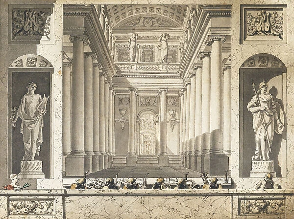 Theatre des Tuileries, 1788. Artist: Anonymous