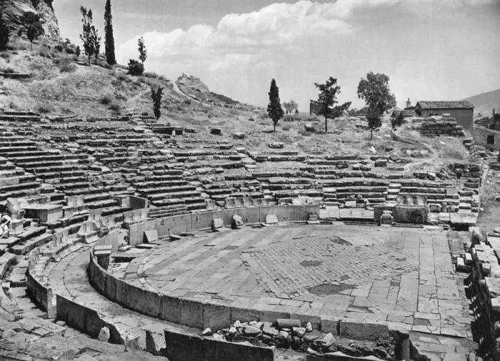 Framed Print : Theatre of Dionysus, Athens, 1937. Artist: Martin Hurlimann Framed Print : Theatre of Dionysus, Athens, 1937. Artist: Martin Hurlimann