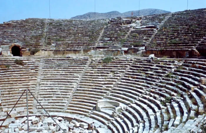 Framed Print : Theatre, Hierapolis, Pamukkale, Turkey, 190BC Framed Print : Theatre, Hierapolis, Pamukkale, Turkey, 190BC