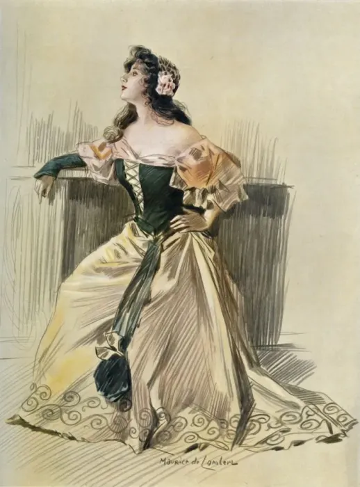 Framed Print : Theatre De La Porte-Saint-Martin - Falstaff - Nelly. - Mlle. Pannetier, 1904. Creator: Unknown Framed Print : Theatre De La Porte-Saint-Martin - Falstaff - Nelly. - Mlle. Pannetier, 1904. Creator: Unknown
