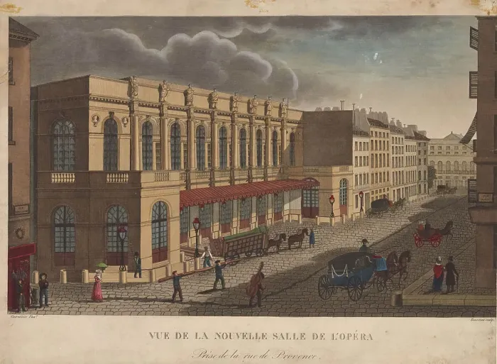 Framed Print : Théâtre de l'Académie Royale de Musique, ca 1821. Creator: Dubois, François (1790-1871) Framed Print : Théâtre de l'Académie Royale de Musique, ca 1821. Creator: Dubois, François (1790-1871)