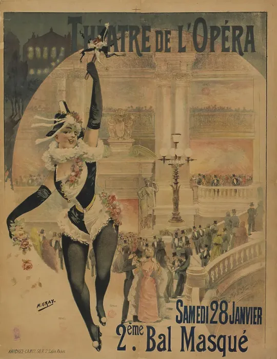 Framed Print : Théâtre de l'Opéra. Bal masqué, 1896. Creator: Gray (Boulanger), Henri (1858-1924) Framed Print : Théâtre de l'Opéra. Bal masqué, 1896. Creator: Gray (Boulanger), Henri (1858-1924)