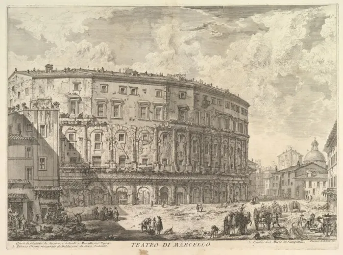 Framed Print : The Theatre of Marcellus (Teatro di Marcello), ca. 1757 Framed Print : The Theatre of Marcellus (Teatro di Marcello), ca. 1757