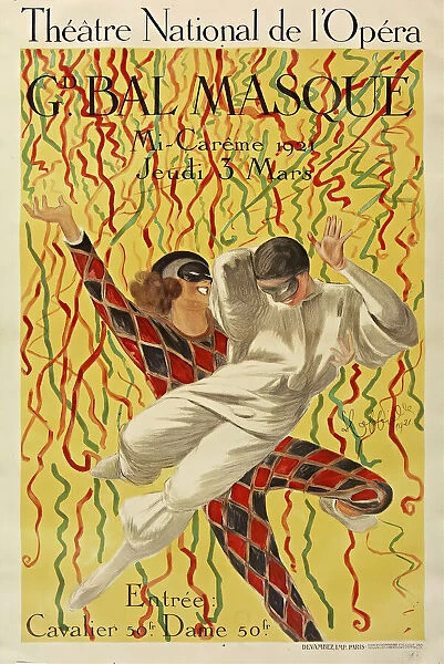 Theatre National de l Opera, Grand bal de la Mi-Careme, 1921