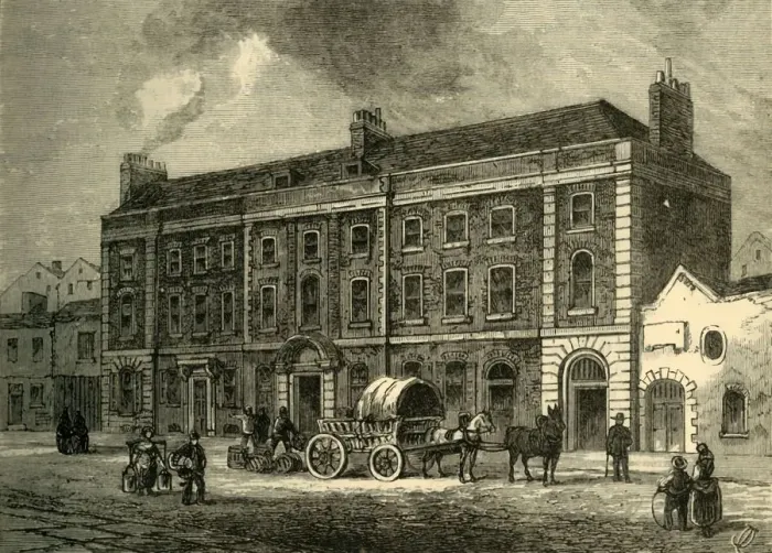 Framed Print : Theatre, Portugal Street, (1881). Creator: Unknown Framed Print : Theatre, Portugal Street, (1881). Creator: Unknown