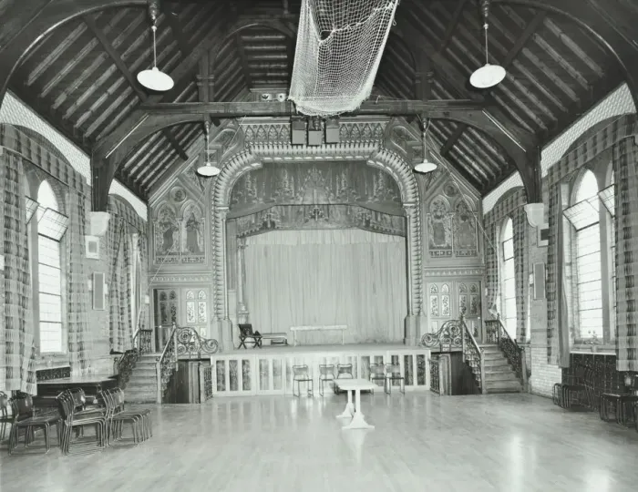 Framed Print : The theatre proscenium, Normansfield Hospital, Richmond upon Thames, 1976 Framed Print : The theatre proscenium, Normansfield Hospital, Richmond upon Thames, 1976