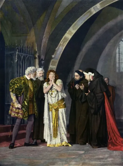 Framed Print : Theatre Sarah-Bernhardt. - La Sorciere. Acte IV, (The Sorceress, Act IV)) 1904 Framed Print : Theatre Sarah-Bernhardt. - La Sorciere. Acte IV, (The Sorceress, Act IV)) 1904