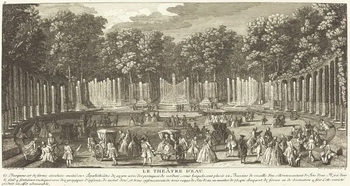 Framed Print : The Theatre of Water (Le Théâtre d'Eau). Creator: Jacques Rigaud Framed Print : The Theatre of Water (Le Théâtre d'Eau). Creator: Jacques Rigaud