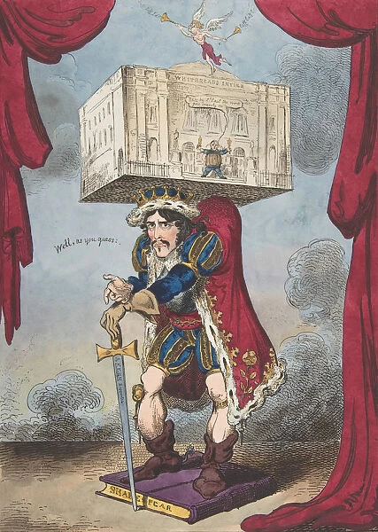 The Theatrical Atlas, May 7, 1814. May 7, 1814. Creator: George Cruikshank