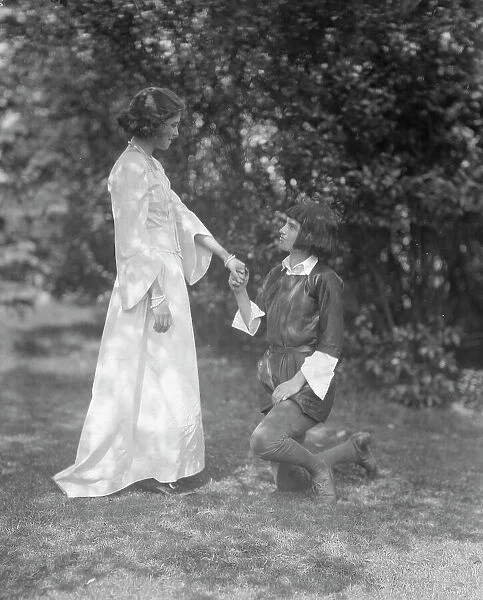 Theatrical performance at Dongan Hall, 1921 May 27. Creator: Arnold Genthe