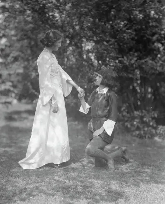 Framed Print : Theatrical performance at Dongan Hall, 1921 May 27. Creator: Arnold Genthe Framed Print : Theatrical performance at Dongan Hall, 1921 May 27. Creator: Arnold Genthe