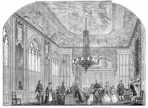 Theatrical Performances at Windsor Castle - the 'Green Room', 1850. Creator: Unknown. Theatrical Performances at Windsor Castle - the 'Green Room', 1850. Creator: Unknown