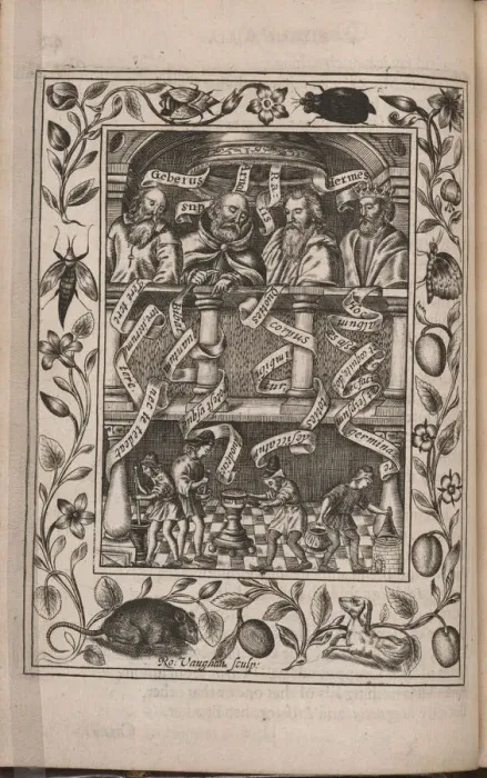 Framed Print : Theatrum chemicum Britannicum, 1652. Artist: Vaughan, Robert (c. 1600-before 1663) Framed Print : Theatrum chemicum Britannicum, 1652. Artist: Vaughan, Robert (c. 1600-before 1663)