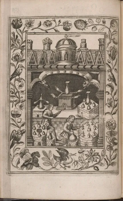 Framed Print : Theatrum chemicum Britannicum, 1652. Artist: Vaughan, Robert (c. 1600-before 1663) Framed Print : Theatrum chemicum Britannicum, 1652. Artist: Vaughan, Robert (c. 1600-before 1663)