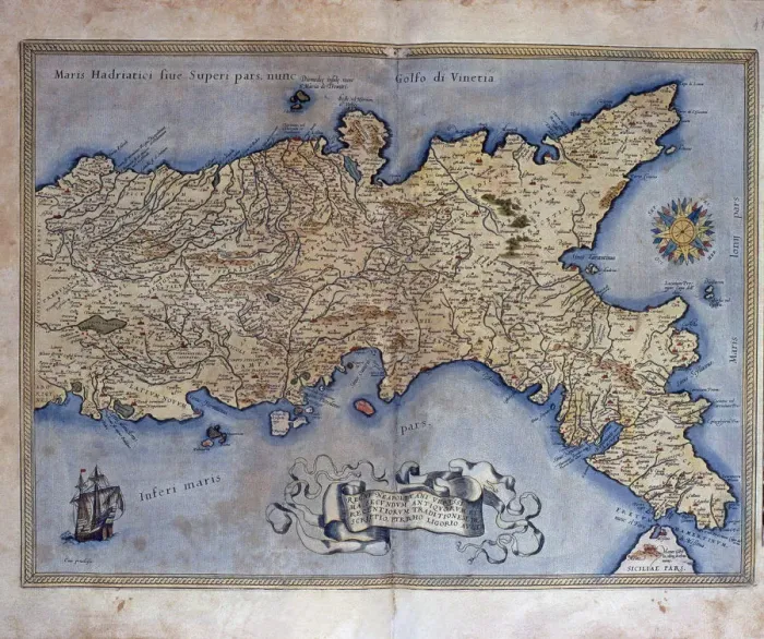 Framed Print : Theatrum Orbis Terrarum by Abraham Ortelius, Antwerp, 1574, map of the Kingdom of Naples Framed Print : Theatrum Orbis Terrarum by Abraham Ortelius, Antwerp, 1574, map of the Kingdom of Naples