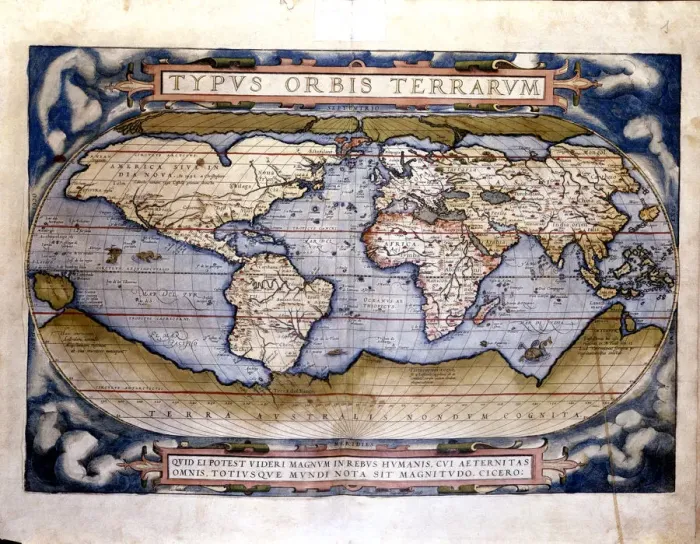 Framed Print : Theatrum Orbis Terrarum of Abraham Ortelius, Amberes, 1574, world map Typus Orbis Terrarum Framed Print : Theatrum Orbis Terrarum of Abraham Ortelius, Amberes, 1574, world map Typus Orbis Terrarum