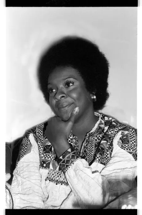 Framed Print : Thelma Houston, London, 1973. Artist: Brian O Connor Framed Print : Thelma Houston, London, 1973. Artist: Brian O Connor