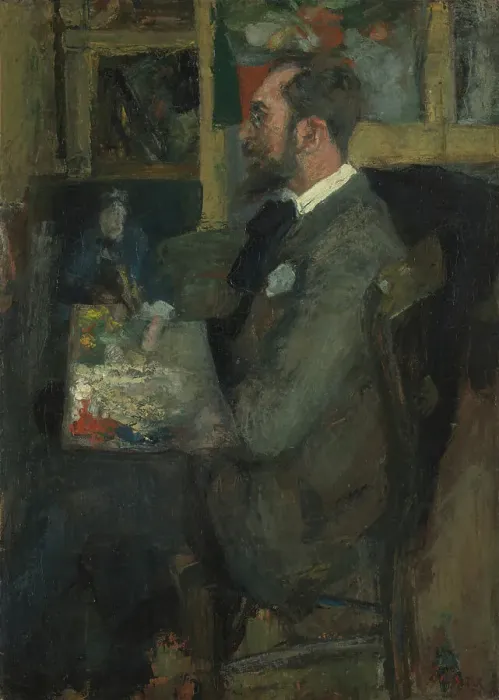 Framed Print : Theo Hannon, 1881-1882. Creator: James Ensor Framed Print : Theo Hannon, 1881-1882. Creator: James Ensor