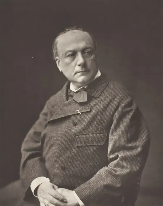 Framed Print : Theodore de Banville, [French poet and writer], c. 1876. Creator: Emile Tourtin