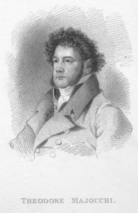 Framed Print : Theodore Majocchi, c1820. Creator: T Wright Framed Print : Theodore Majocchi, c1820. Creator: T Wright