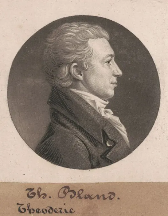 Framed Print : Theodorick Bland, 1804. Creator: Charles Balthazar Julien Fevret de Saint-Memin Framed Print : Theodorick Bland, 1804. Creator: Charles Balthazar Julien Fevret de Saint-Memin