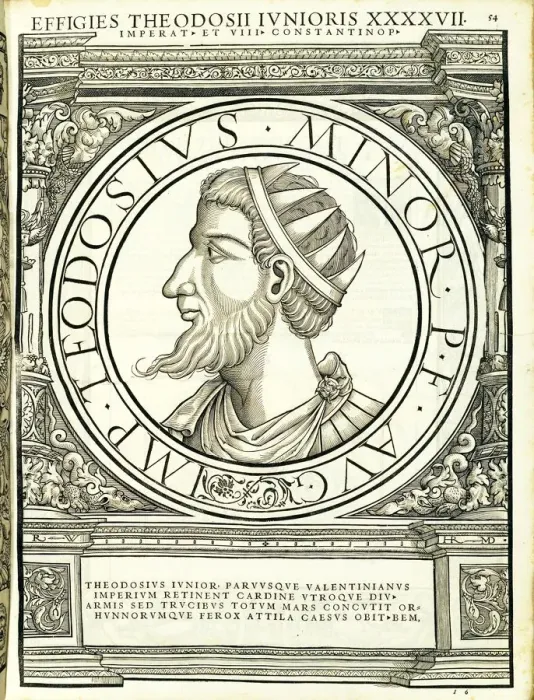 Framed Print : Theodosius Iunior (401 - 450), 1559 Framed Print : Theodosius Iunior (401 - 450), 1559