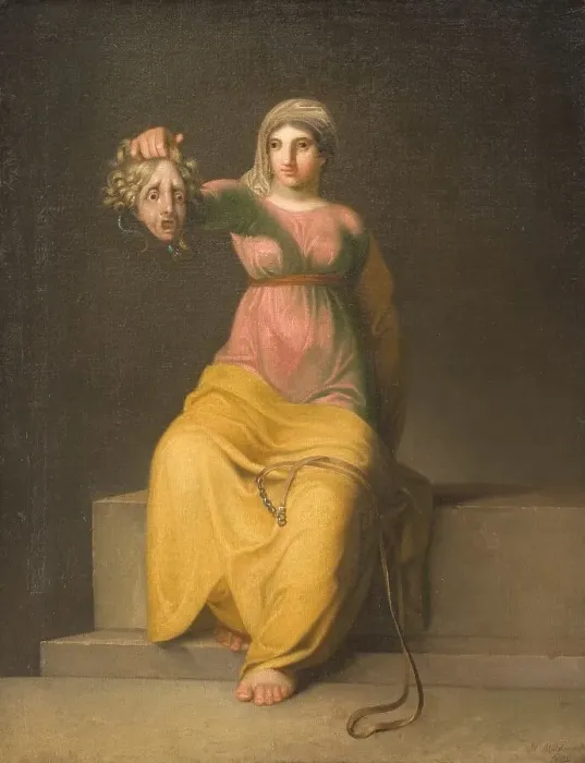 Framed Print : Theology. Allegorical figure, 1800. Creator: Nicolai Abraham Abildgaard Framed Print : Theology. Allegorical figure, 1800. Creator: Nicolai Abraham Abildgaard