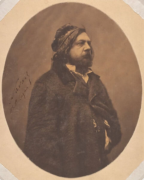Theophile Gautier, ca. 1856. Creator: Nadar