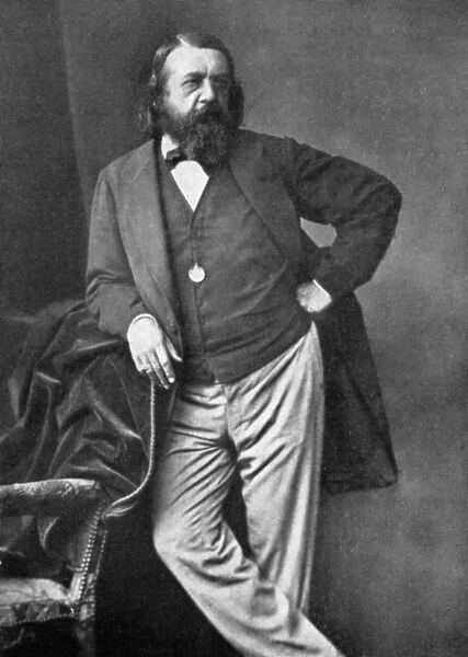 Theophile Gautier, French poet, dramatist, novelist, journalist, and literary critic, 19th century