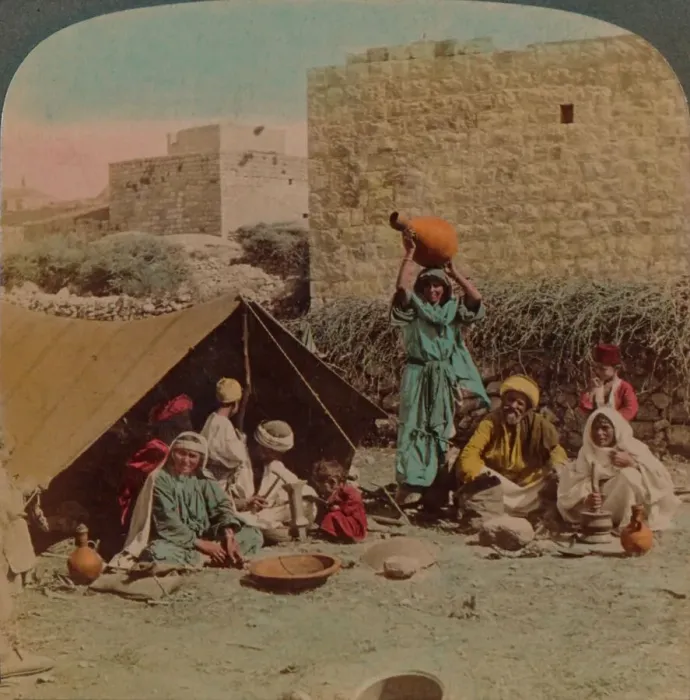 Framed Print : Theres no place like home! - dwelling and shop of a Gypsy Blacksmith, Syria, 1900. Artists: Elmer Underwood, Bert Elias Underwood Framed Print : Theres no place like home! - dwelling and shop of a Gypsy Blacksmith, Syria, 1900. Artists: Elmer Underwood, Bert Elias Underwood