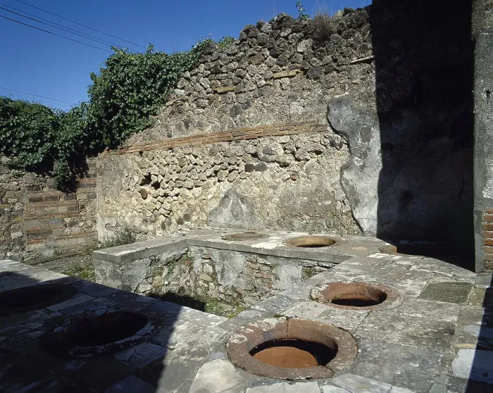 Framed Print : Thermopolium, Via Austali with Vicolo Storto, Pompeii, Italy, 2002. Creator: LTL Framed Print : Thermopolium, Via Austali with Vicolo Storto, Pompeii, Italy, 2002. Creator: LTL