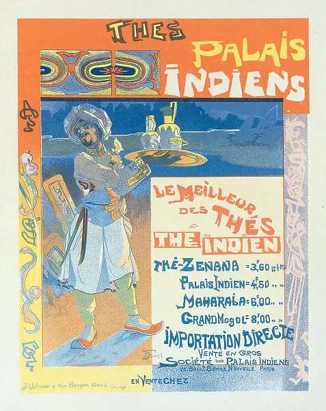 Thes du Palais India, 1899. Creator: Feure, Georges de (1868-1928)
