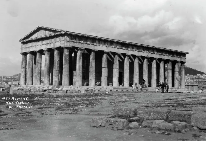 Framed Print : The Theseion, the agora, Athens, Greece, c1920s-c1930s(?) Framed Print : The Theseion, the agora, Athens, Greece, c1920s-c1930s(?)