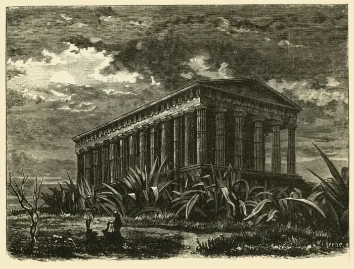 Framed Print : The Theseum at Athens, 1890. Creator: Unknown Framed Print : The Theseum at Athens, 1890. Creator: Unknown