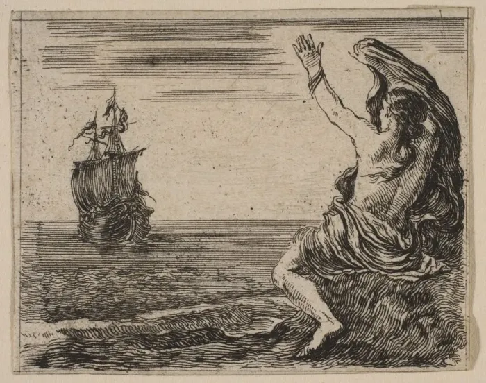 Framed Print : Theseus and Ariadne, from Game of Mythology (Jeu de la Mythologie), 1644 Framed Print : Theseus and Ariadne, from Game of Mythology (Jeu de la Mythologie), 1644