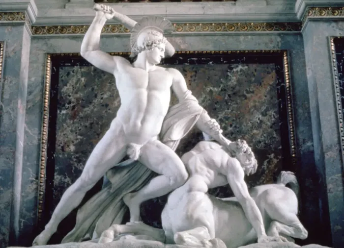 Framed Print : Theseus and the Centaur, 1804-1819. Artist: Antonio Canova