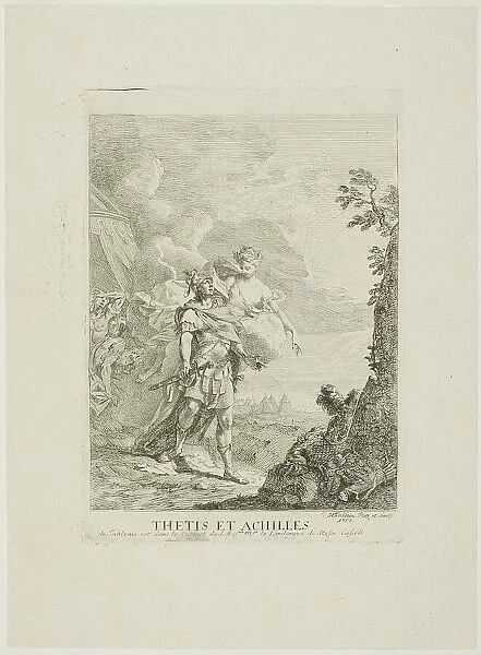 Thetis and Achilles, 1757. Creator: Johann Heinrich Tischbein
