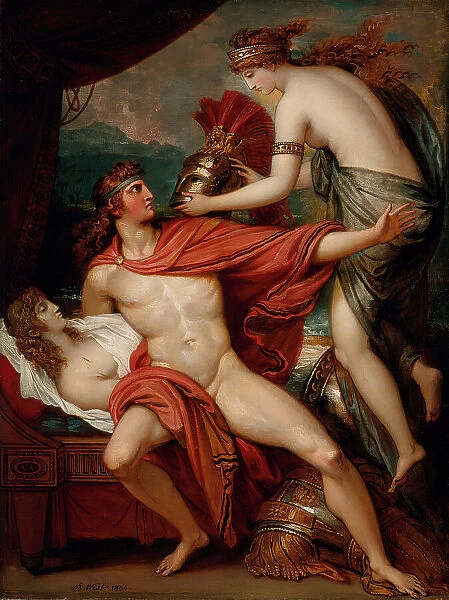 Thetis Bringing the Armor to Achilles, 1804. Creator: Benjamin West