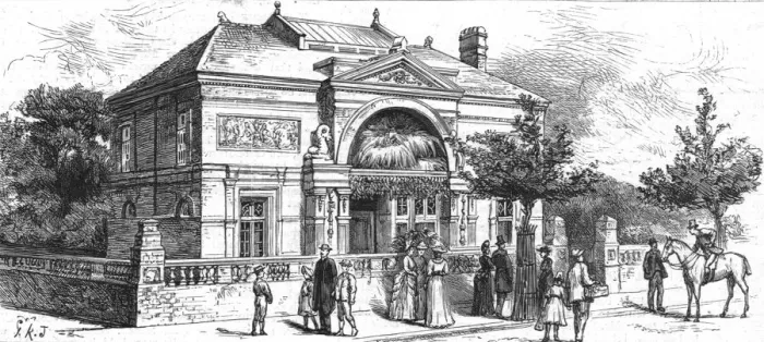 Framed Print : The'Turner House'Art Gallery, Penarth, near Cardiff, 1888. Creator: Unknown Framed Print : The'Turner House'Art Gallery, Penarth, near Cardiff, 1888. Creator: Unknown
